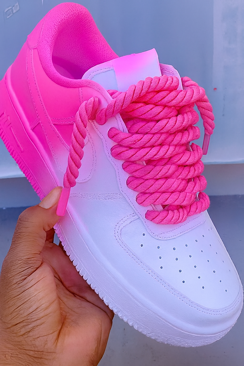 Bold Rope-Laced Sneakers – Stand Out in Style